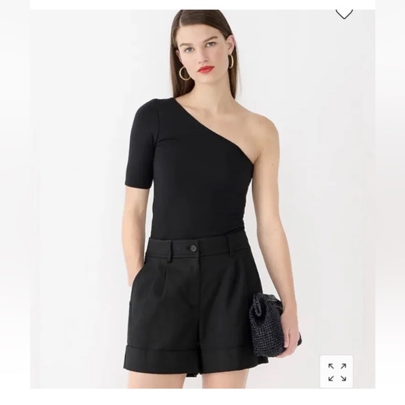 J. Crew Tops - J Crew NWT Form knit one shoulder elbow sleeve top